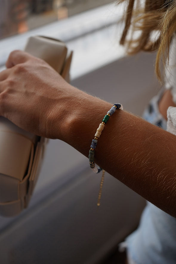 Milos Stone Adjustable Bracelet
